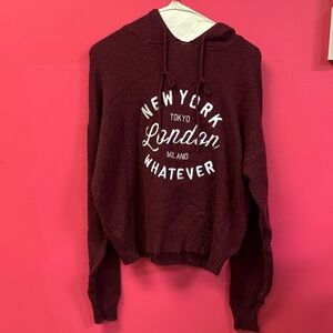 H&M Deep Red Knit Sweater
